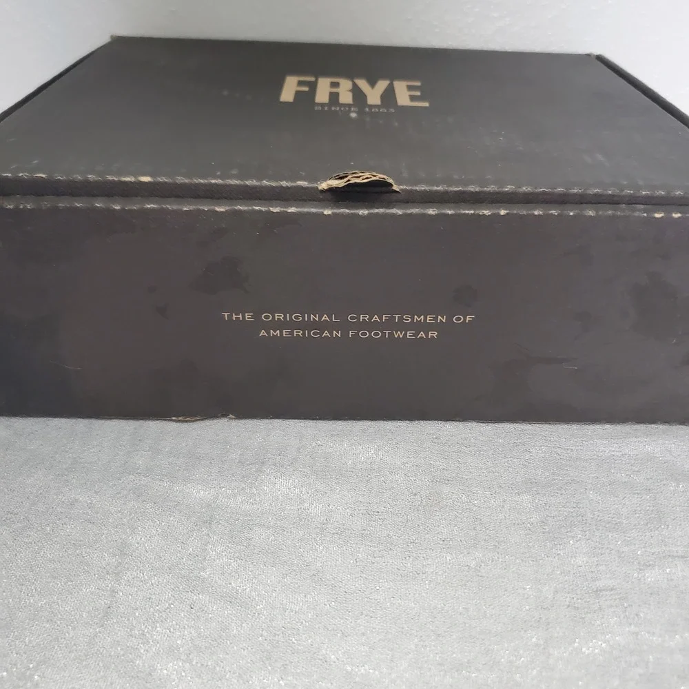 FRYE Alta Hiker Boot Cognac Leather Lace Up Chunky Heel Ankle W7
Utility NIB NEW - Picture 11 of 12